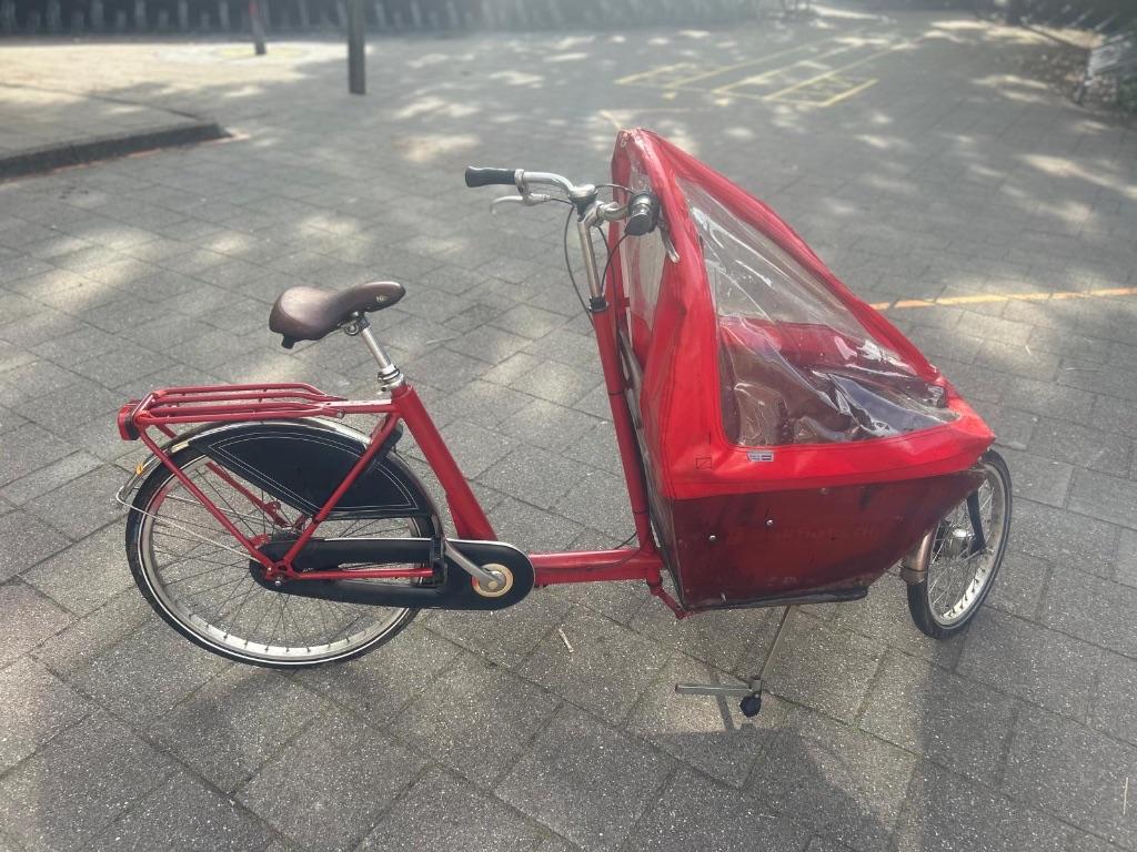Bakfiets, Ophalen, Gebruikt, Schijfrem, 2 kinderen
