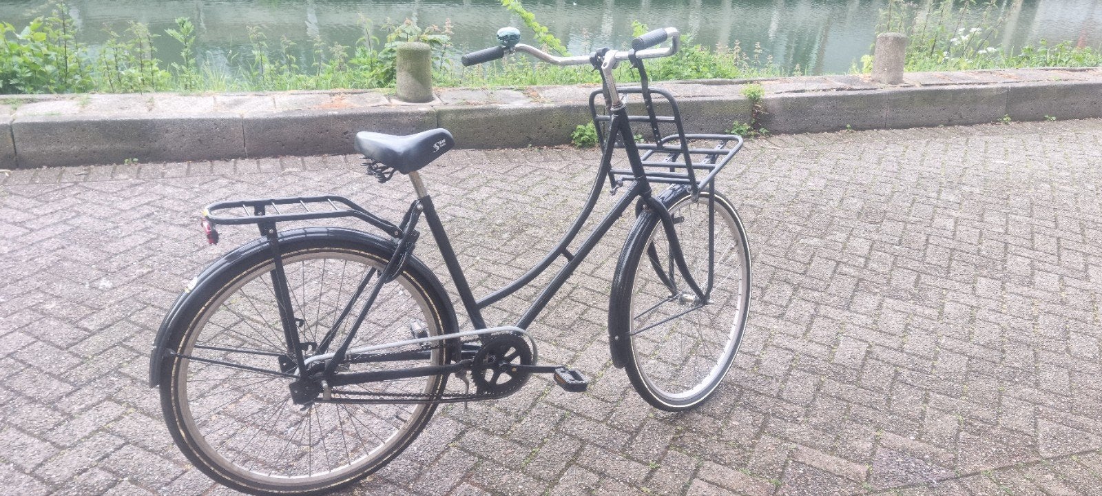 oma fiets, Fietsen en Brommers, Fietsen | Dames | Omafietsen, Gebruikt, Terugtraprem, Ophalen