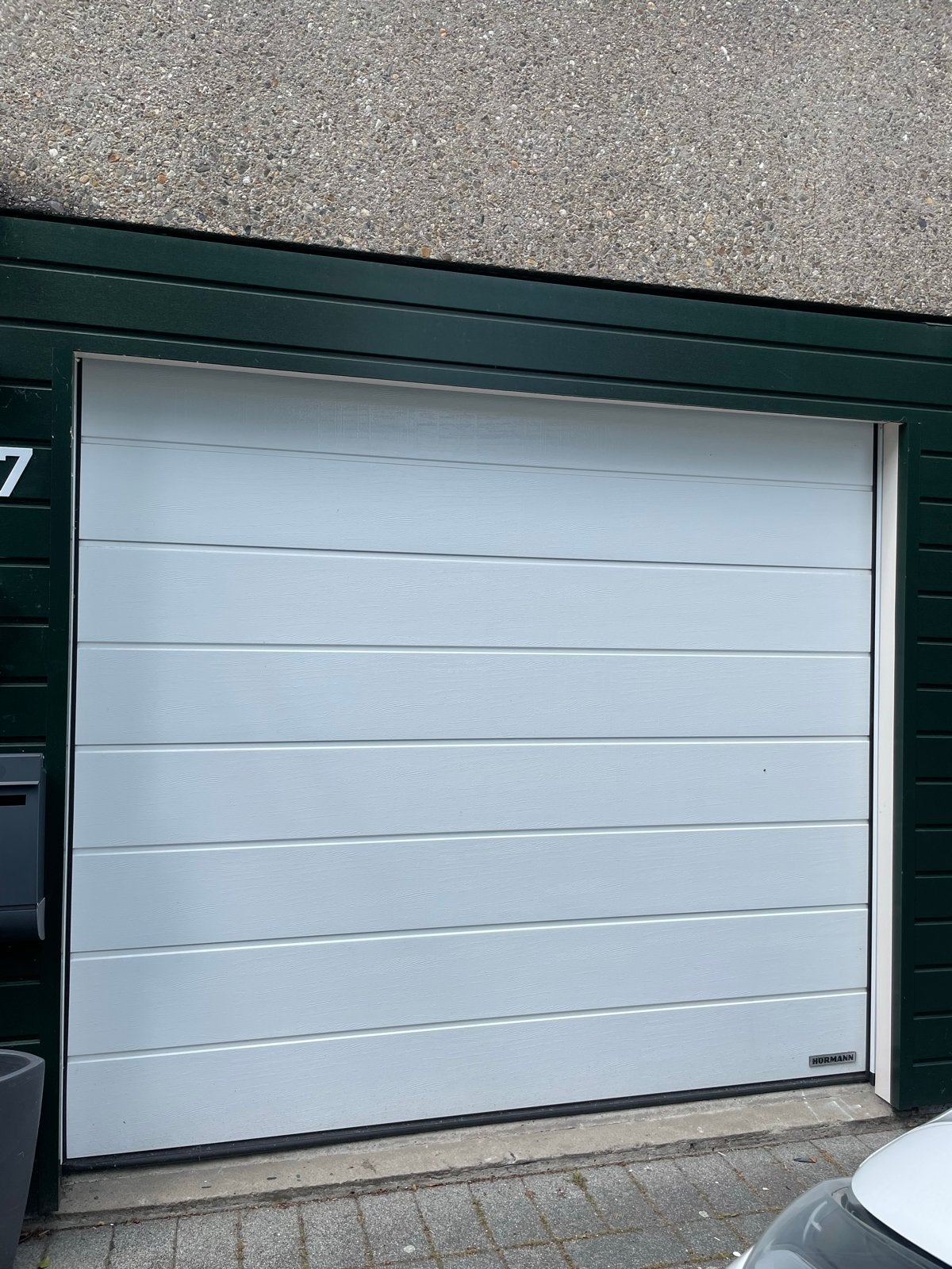 Hörmann electrische Garagedeur met afstandbediening, Doe-het-zelf en Verbouw, Deuren en Horren, Zo goed als nieuw, Garagedeur