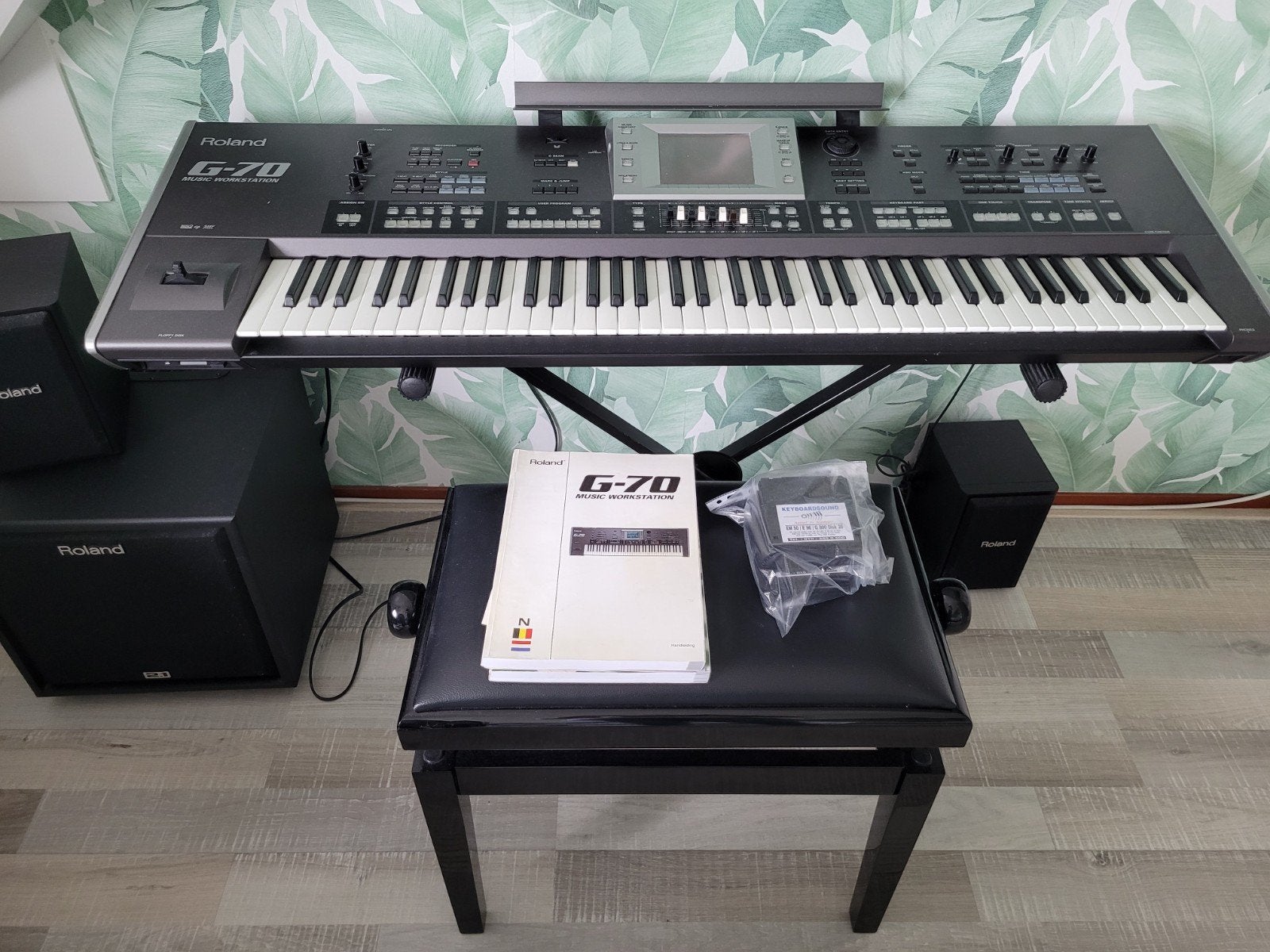 Roland Keyboard G-70 met DM-2100 Boxen Set en Extra Styles, Ophalen of Verzenden, Zo goed als nieuw, 61 toetsen, Roland