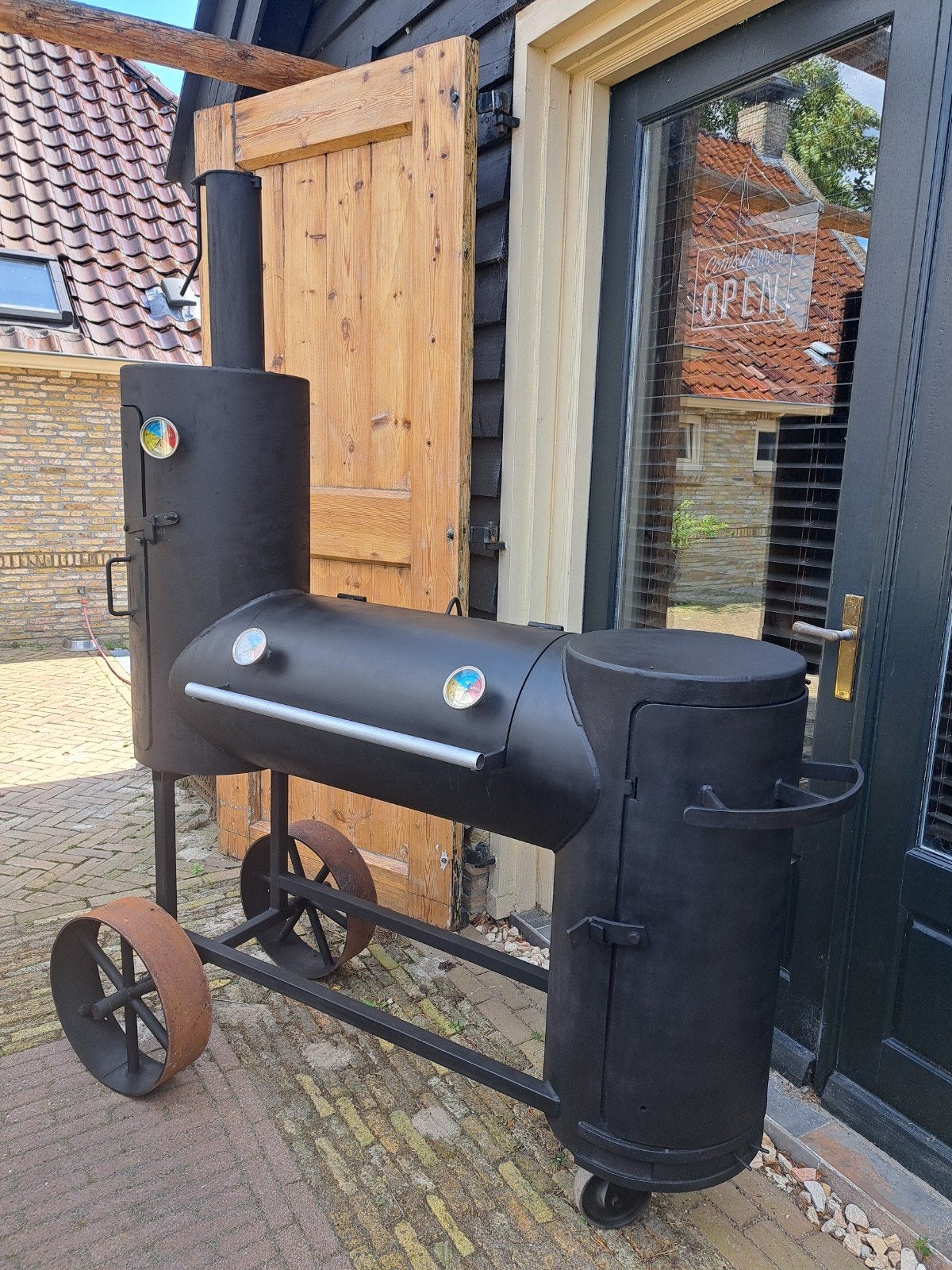 BQ Oklahoma smoker, Ophalen of Verzenden