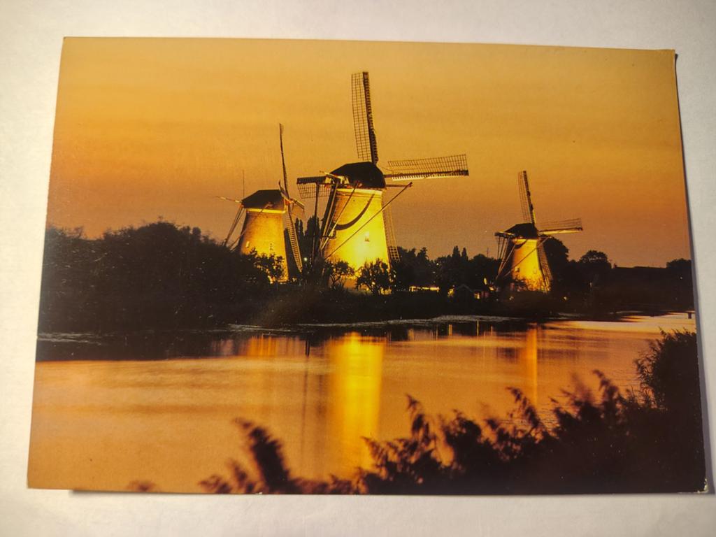Kinderdijk, Verzamelen, Ansichtkaarten | Nederland, Ophalen of Verzenden, 1940 tot 1960, Gelderland