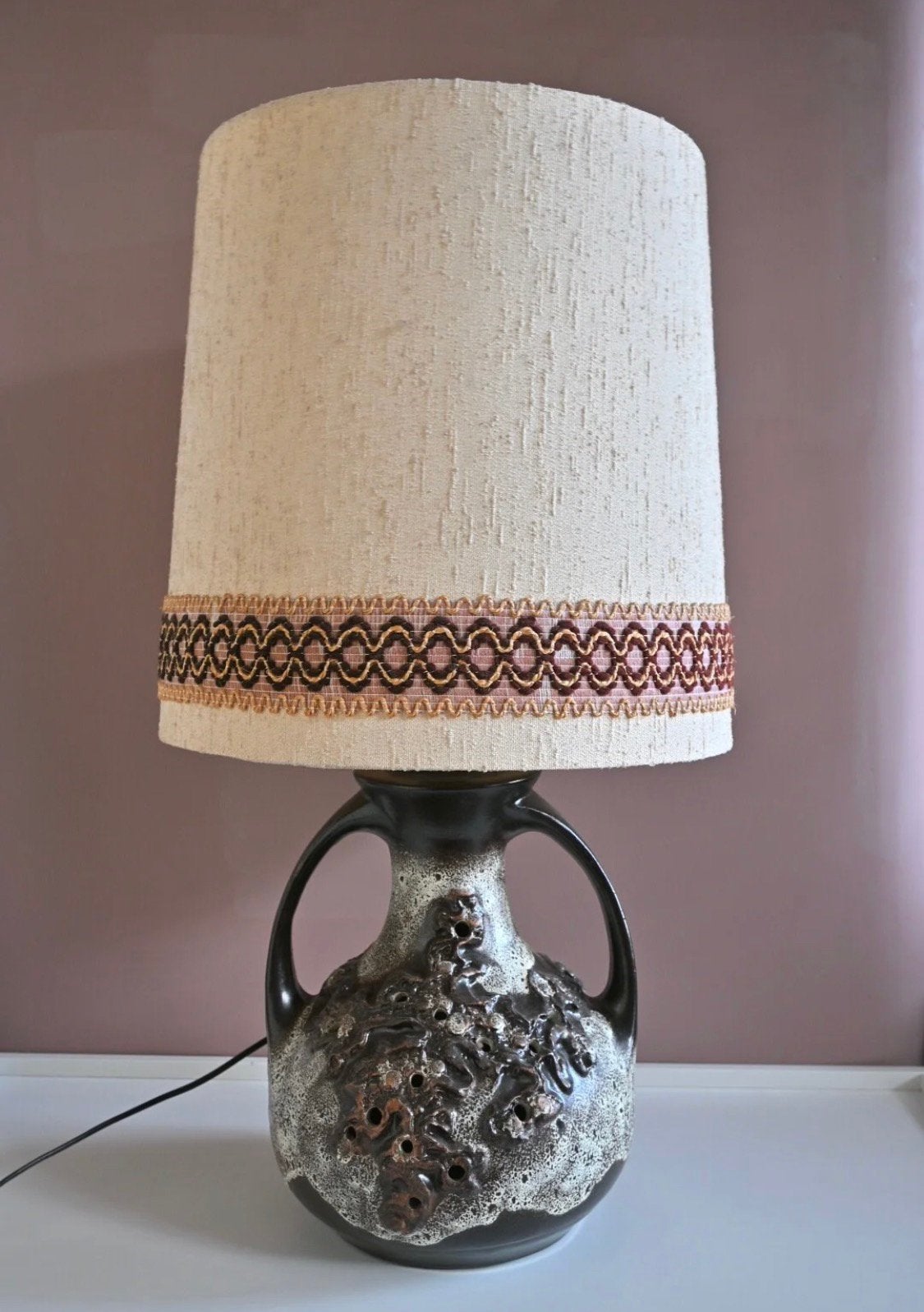 Vintage Fat lava tafellamp, Ophalen, Vintage, Keramiek, Vintage Fat lava