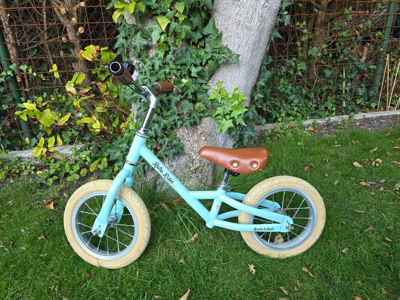 Loopfiets van Bandits en Angels mintgroen, Ophalen, Gebruikt, Minder dan 16 inch, Retro Rider