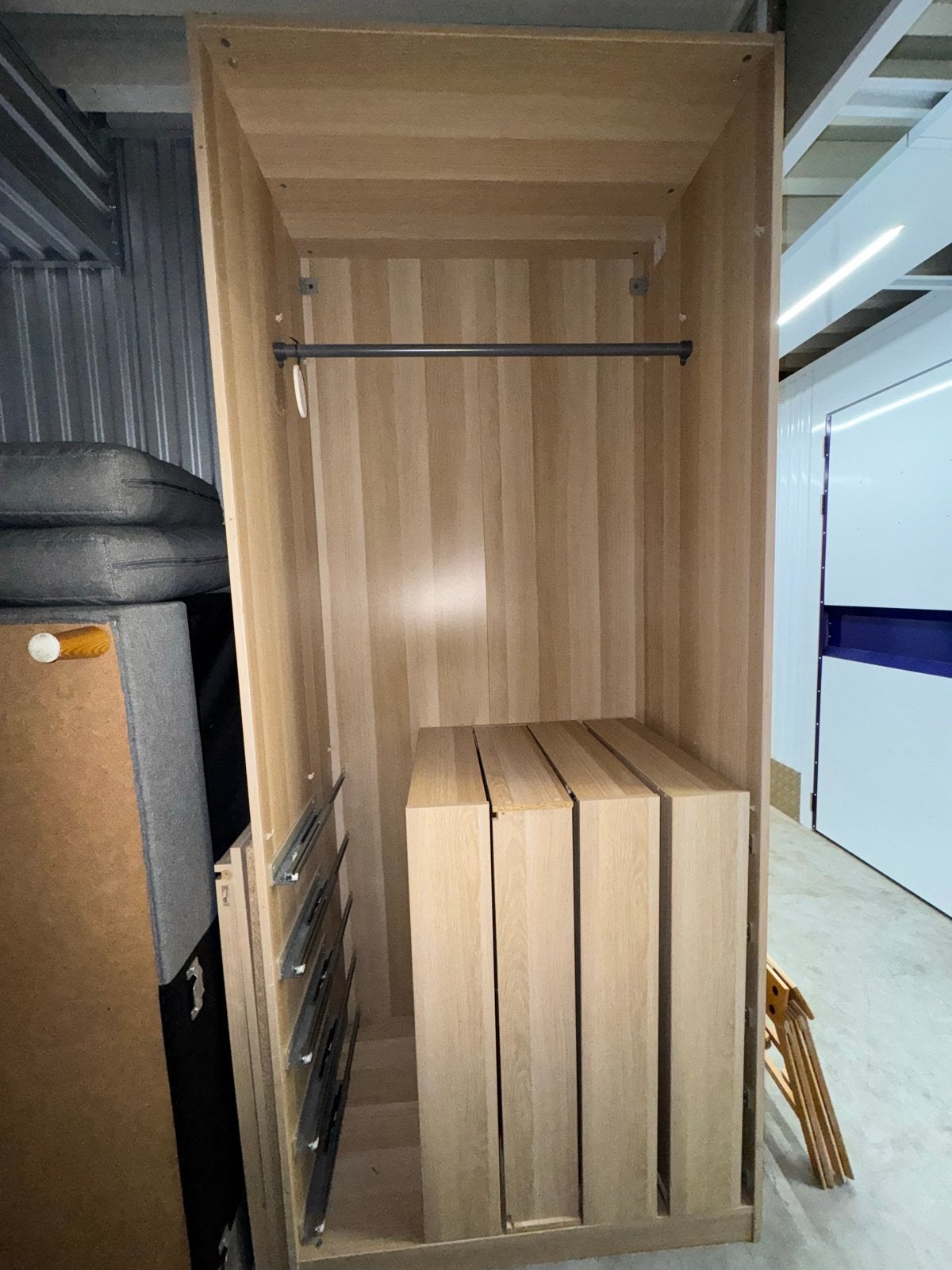 Ikea Pax Kledingkast met lades en hangruimte als nieuw, Ophalen, 200 cm of meer, 50 tot 100 cm, Zo goed als nieuw