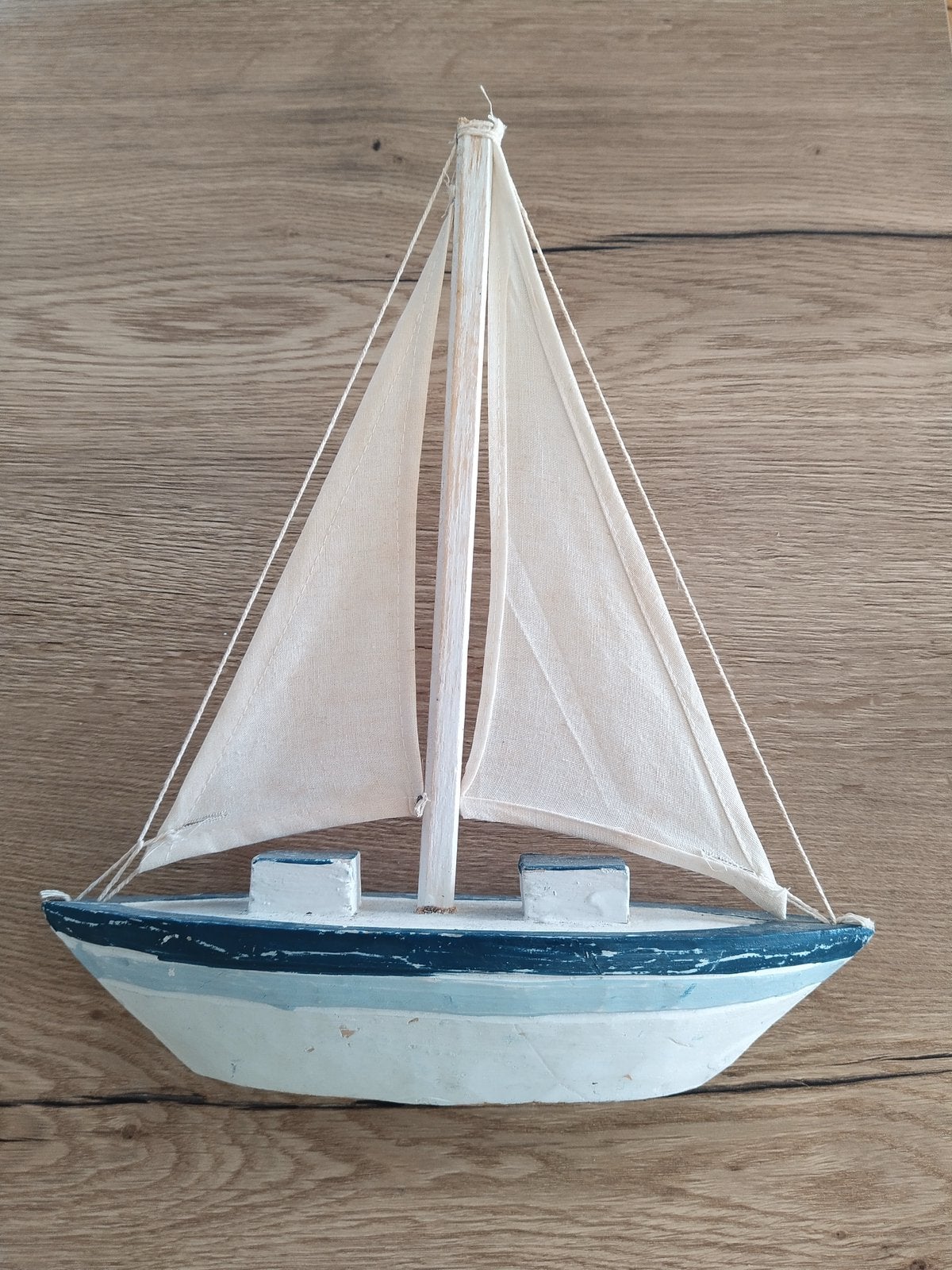 Decoratie zeilboot voor strandinterieur., Ophalen of Verzenden, Zo goed als nieuw