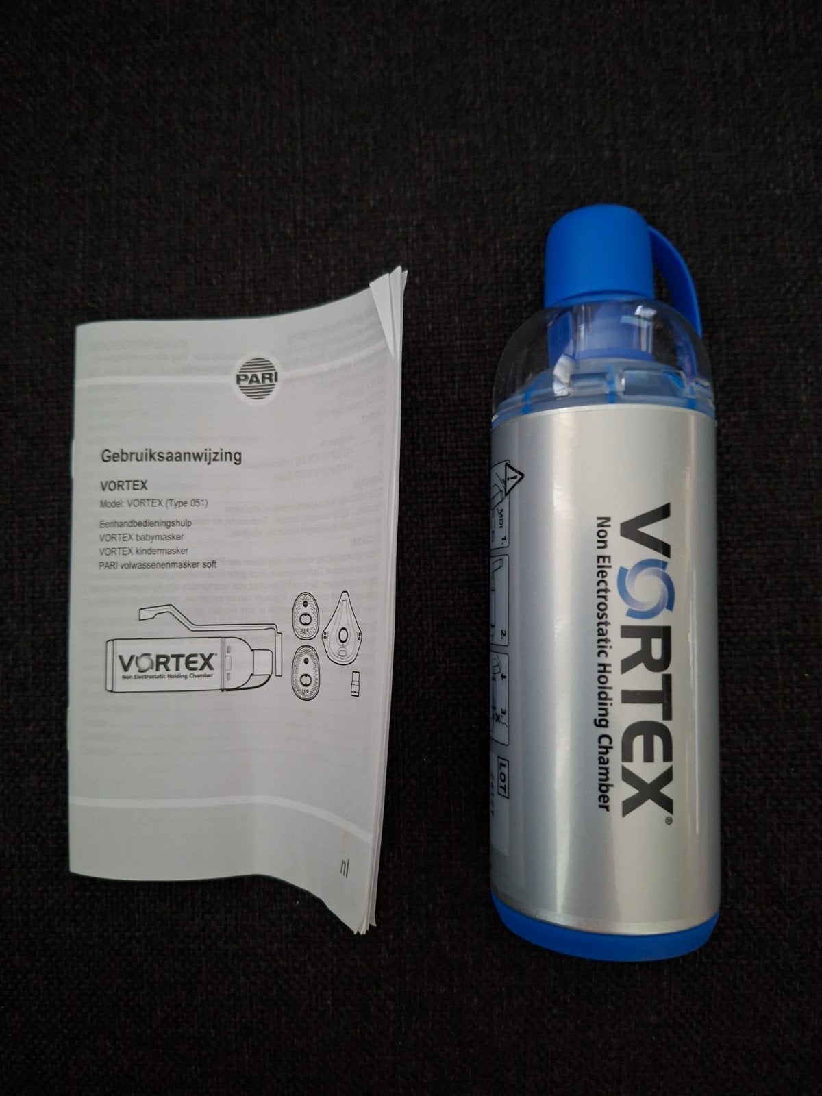 Vortex, niet electrostatische voorzetkamer inhalator puffer, Ophalen of Verzenden, Nieuw