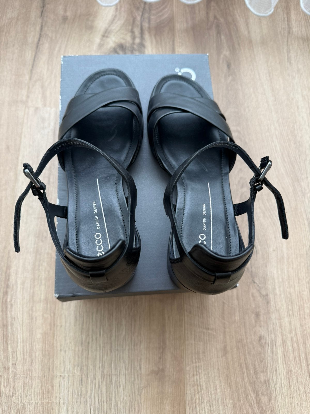 Ecco haksandalen maat 39, Kleding | Dames, Ophalen of Verzenden, Zo goed als nieuw, Zwart, Sneakers of Gympen