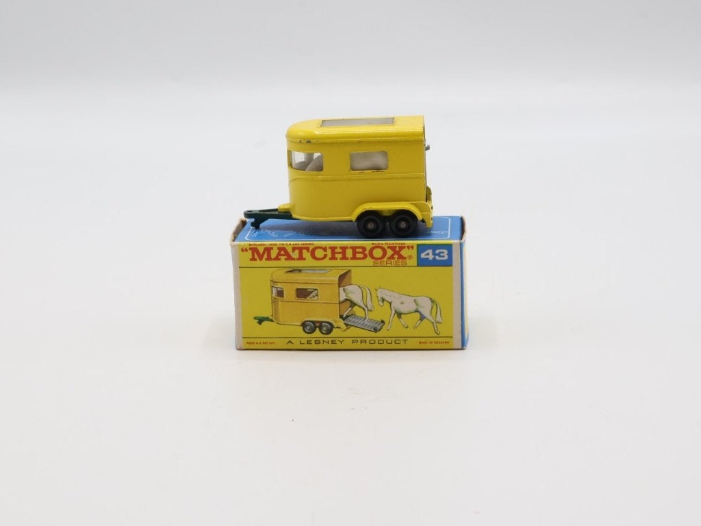 Vintage Matchbox | Nr 43 | Pony trailer, Gebruikt, Auto, ., Ophalen of Verzenden