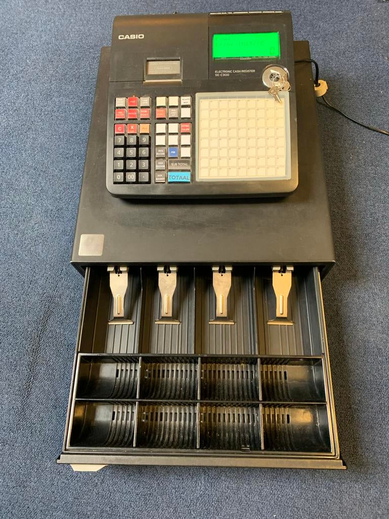Casio SE-C300 Elektronische Kassa met Kassalade, Ophalen, Computers en Rekenmachines