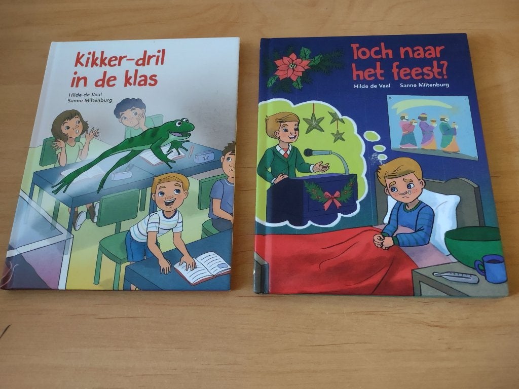 Kikker-dril in de klas/Toch naar het feest?- Hilde de Vaal, Ophalen of Verzenden, Zo goed als nieuw, Fictie algemeen