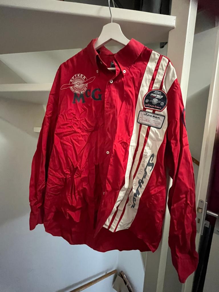 Blouse McGregor Spyker Formule 1 collectors item, Ophalen, Overige typen, Maat 56/58 (XL), Zo goed als nieuw