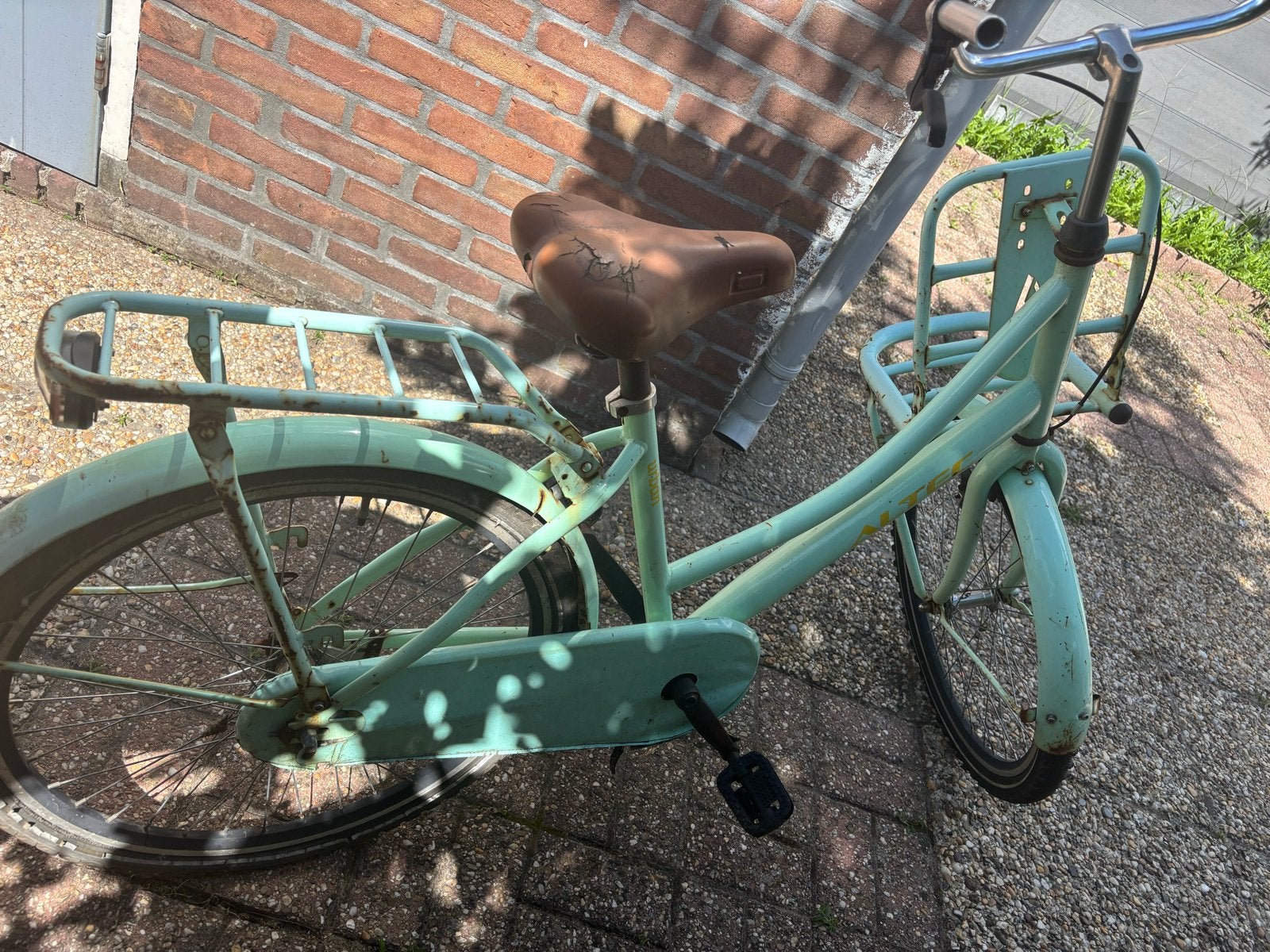 Altec Urban fiets mint groen, Fietsen en Brommers, Ophalen, Gebruikt, Terugtraprem, 20 inch of meer