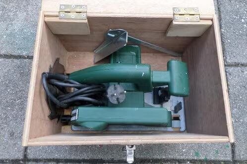 Handcirkelzaag - Bosch PKS 46 - Opbergkist - 2 zaagbladen, Ophalen, Cirkelzaag, 600 tot 1200 watt, Zo goed als nieuw