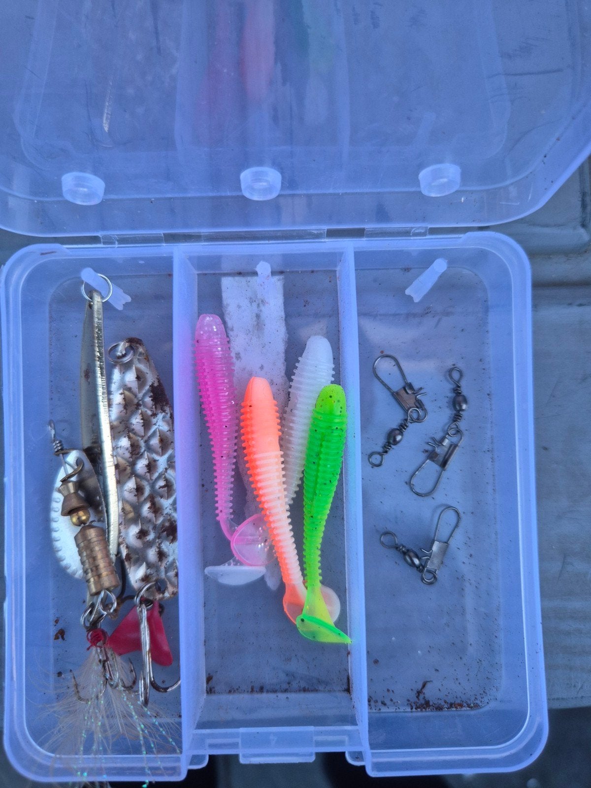 Visgerei set: kunstaas, spinners en wartels, Watersport en Boten, Ophalen of Verzenden, Gebruikt, Kunstaas
