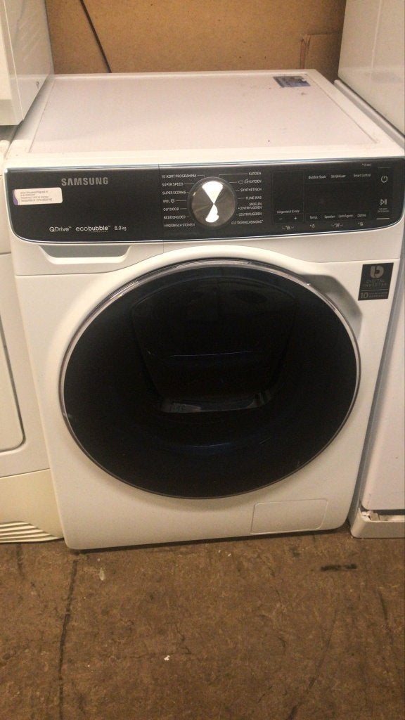 samsung wasmachine addwash 8 kg, 1200 tot 1600 toeren, Gebruikt, 8 tot 10 kg, Energieklasse A of zuiniger