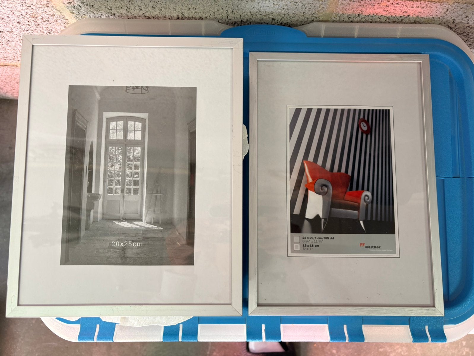 Fotolijsten met passe-partout, Ophalen of Verzenden, Zo goed als nieuw