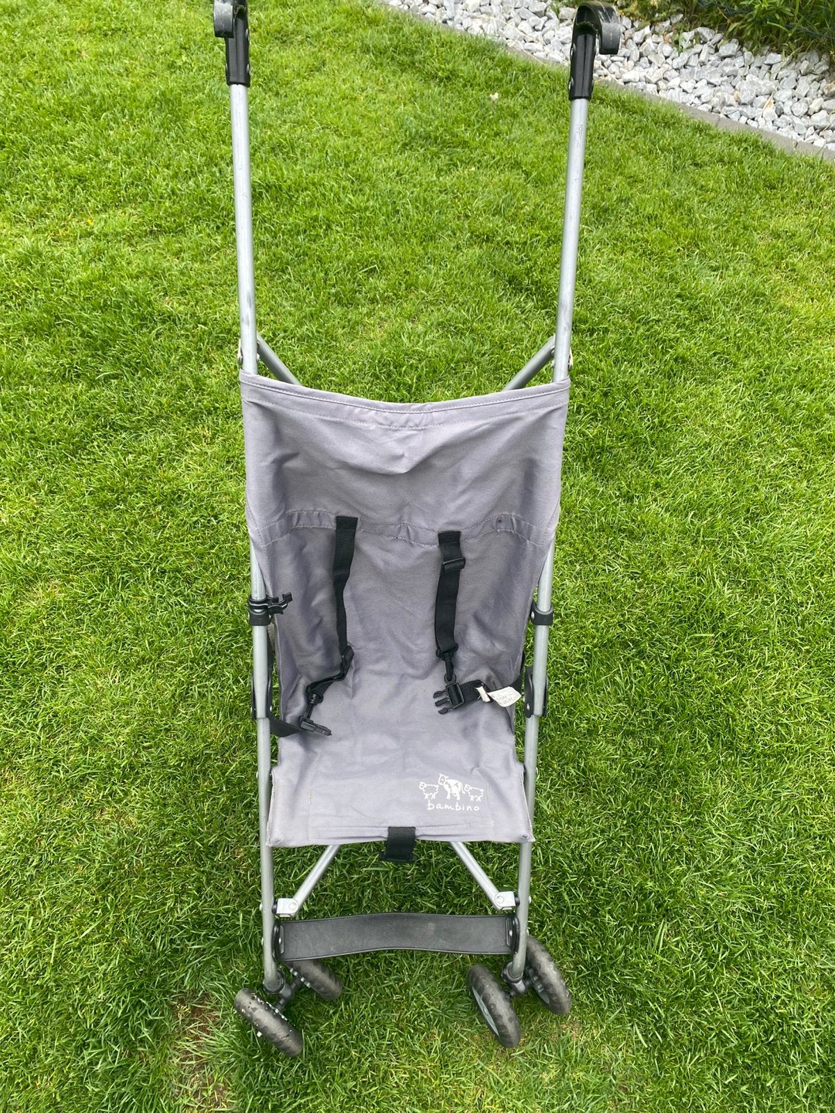 Compacte grijze buggy, Kinderen en Baby's, Buggy's, Gebruikt, Overige merken, Ophalen