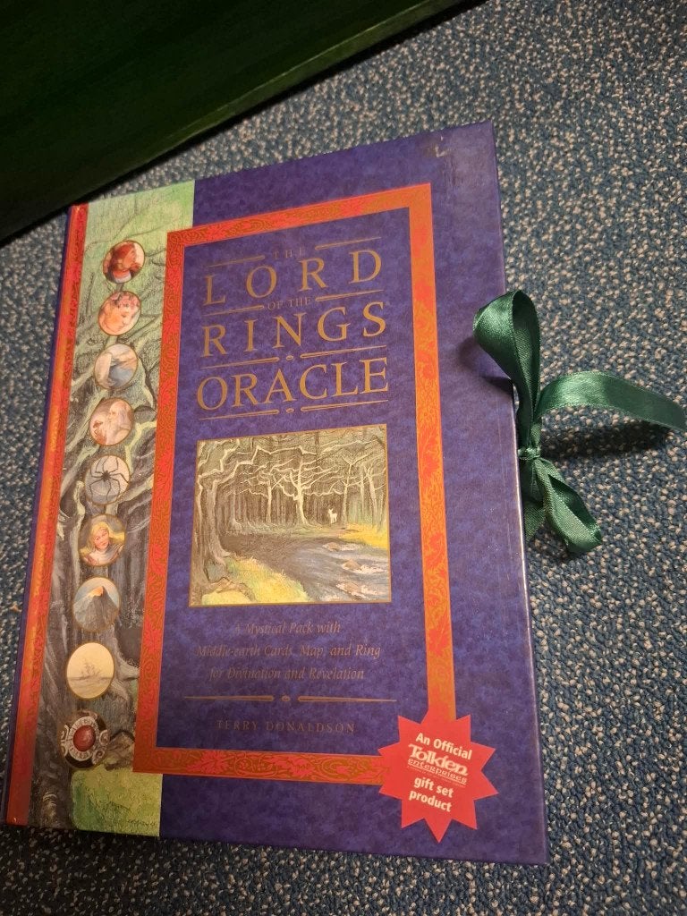 lord of the rings tarot set, Boeken, Ophalen of Verzenden, Zo goed als nieuw, Tarot of Kaarten leggen, Overige typen