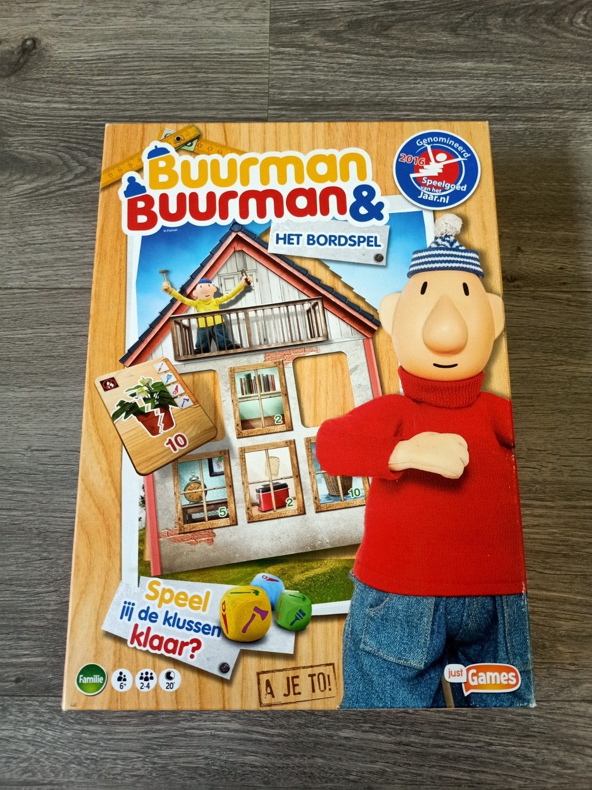 Buurman en Buurman gezelschapsspel, Een of twee spelers, Ophalen, Gebruikt, Just Games