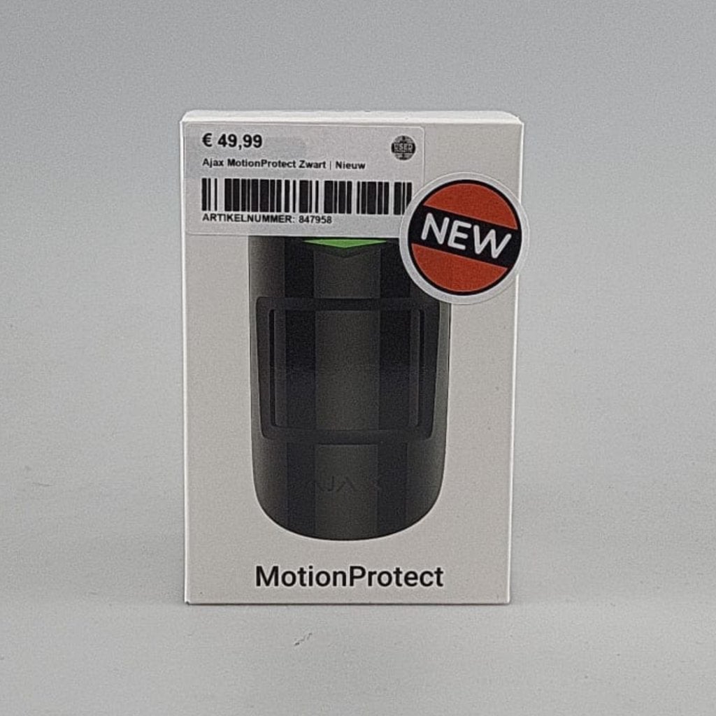 Ajax MotionProtect Zwart | Nieuw, Flex Ltd., Gebruikt, https://flex.com/contact-us, Nobelstraat 10, 5807 GA Oostrum LB, Limburg, Nederland