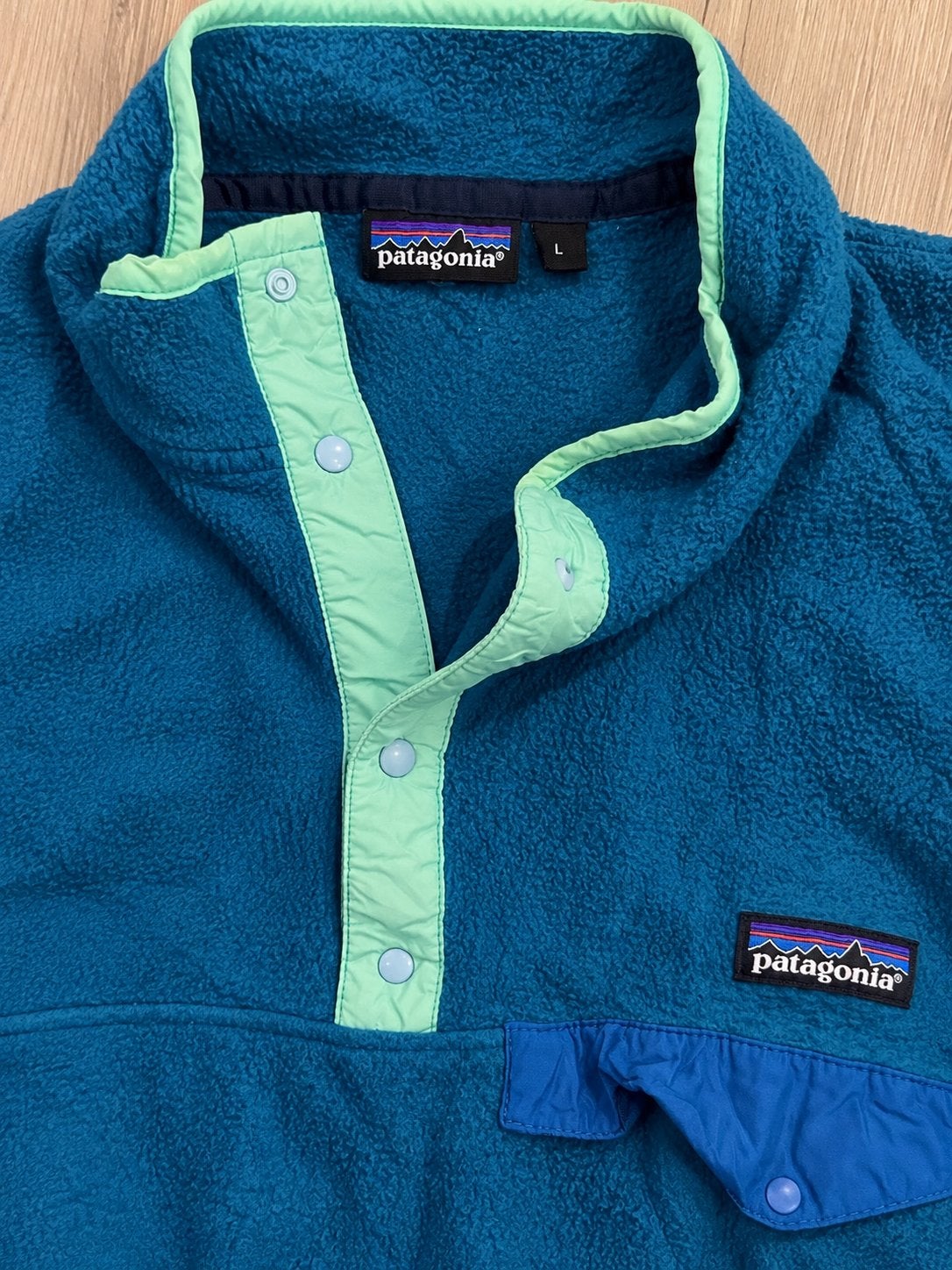 Patagonia Synchilla Fleece Pullover L - Blauw/Turquoise, Patagonia Europe Coöperatief U.A., Verzenden, Directsales.europe@patagonia.com