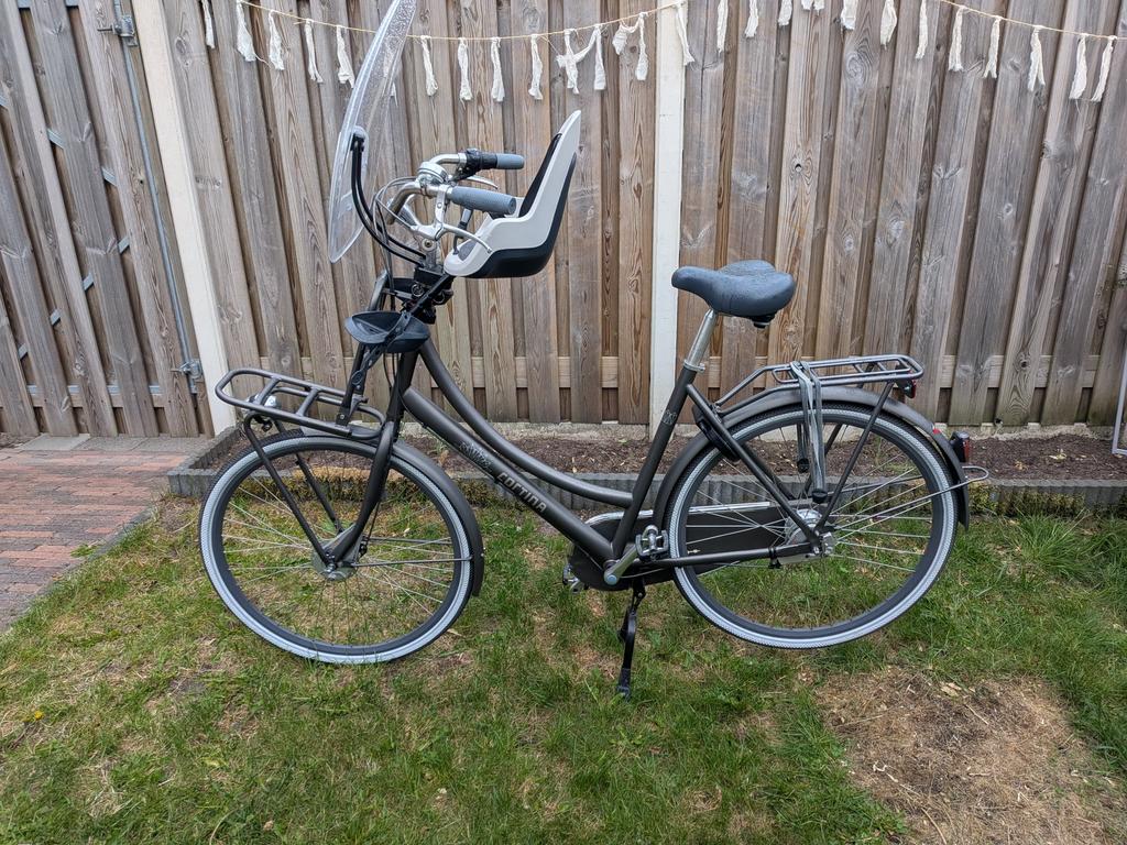 Zeer nette Cortina transport moederfiets!, Versnellingen, 56 cm of meer, Zo goed als nieuw, 1 zitje