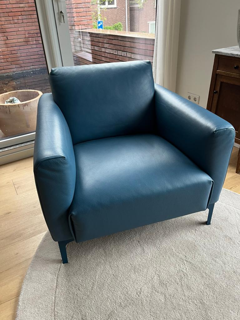 Bert Plantagie Adore fauteuil, Huis en Inrichting, Fauteuils, Ophalen, Zo goed als nieuw, 75 tot 100 cm, Leer