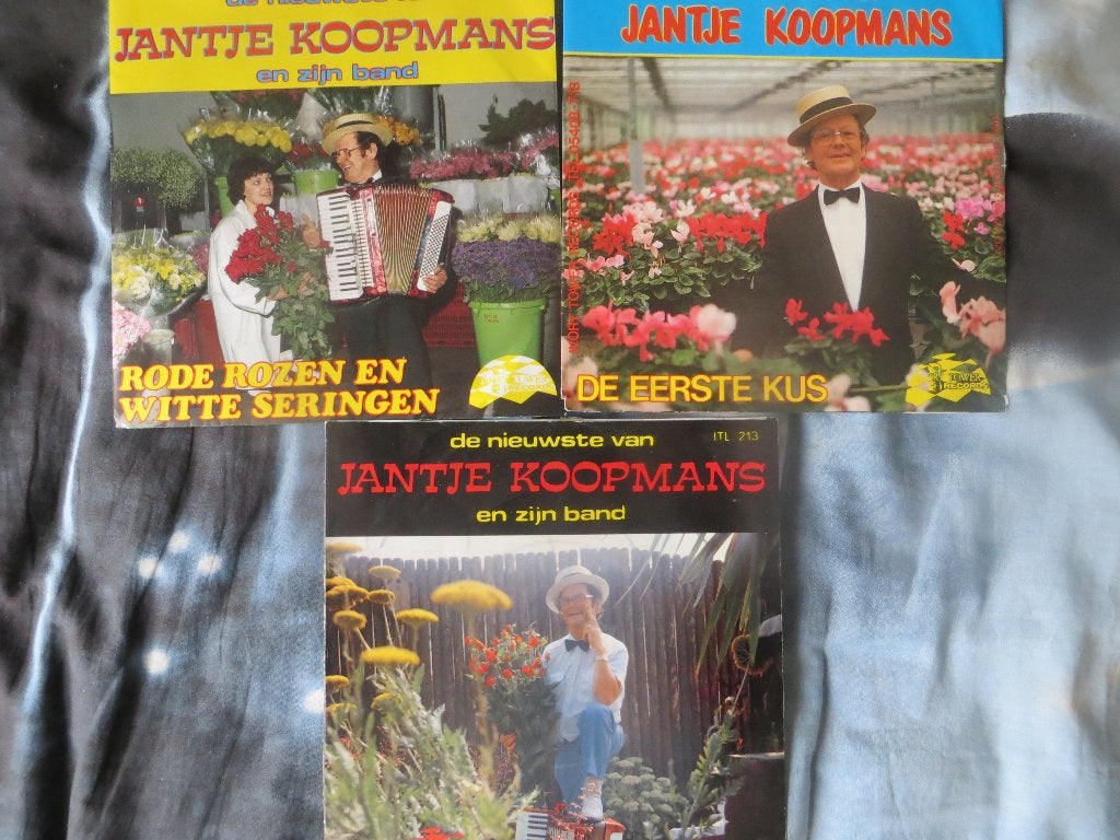 3x Jantje Koopmans, Verzenden, Gebruikt, 7 inch, Nederlandstalig