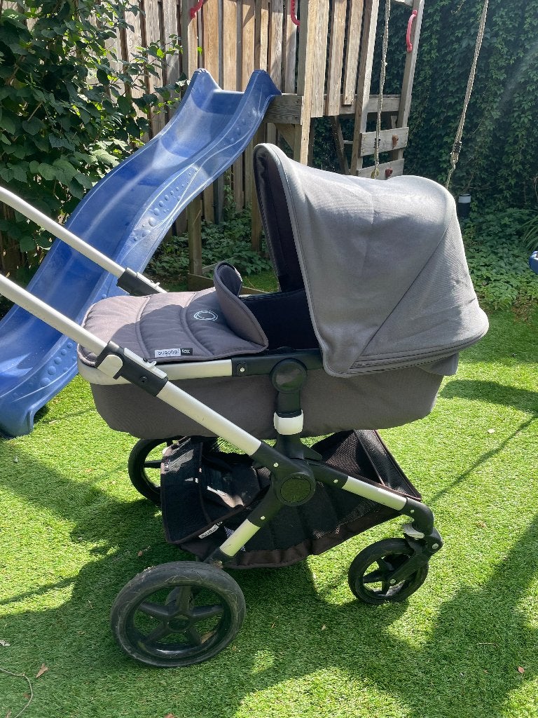 Wandelwagen Bugaboo Fox, Gebruikt, Bugaboo, Verstelbare duwstang, Ophalen