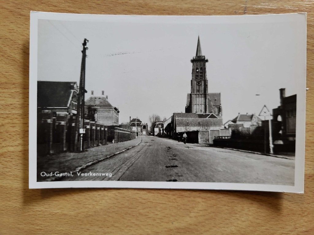 ansicht Oud Gastel Veerkensweg, Verzenden, Voor 1920, Noord-Brabant