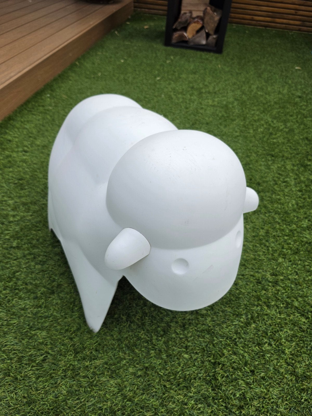 schaap van kunststof, Ophalen of Verzenden, Zo goed als nieuw