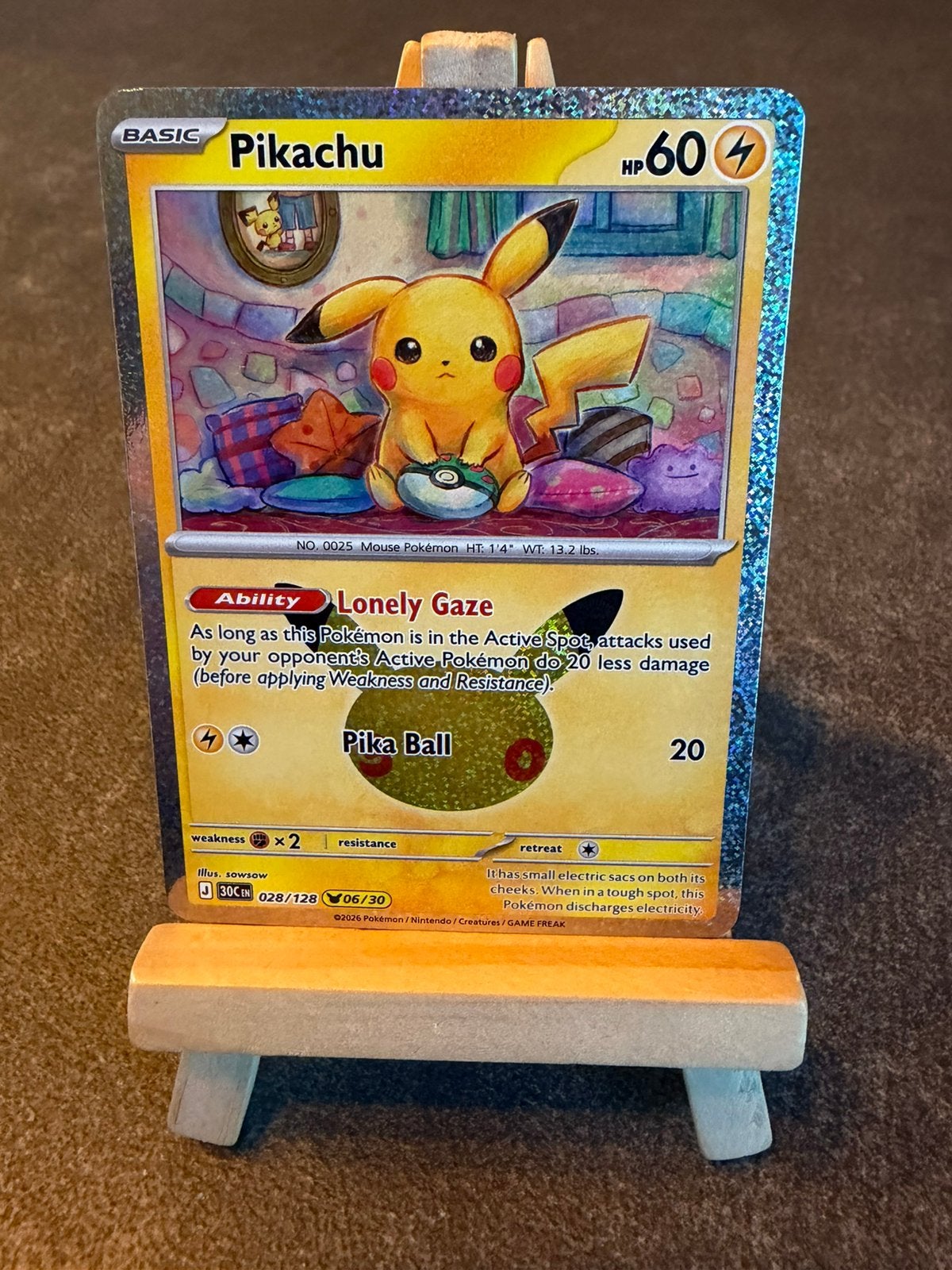 Pikachu 28 (06/30) Pokémon Celebration 30th, Ophalen of Verzenden, Zo goed als nieuw