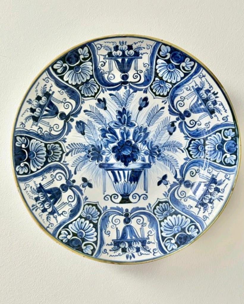 Keramiek wandbord 1850-1900, Ophalen of Verzenden