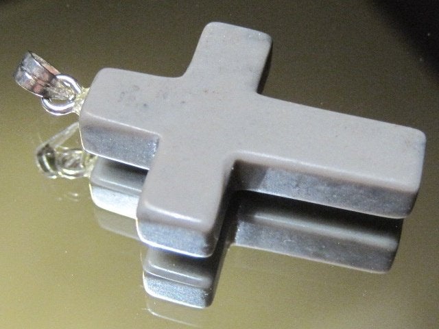 han. Prachtige edelsteenhanger 'KRUIS' - 8 verschillende, Overige kleuren, Verzenden, Nieuw, Steen of Mineraal