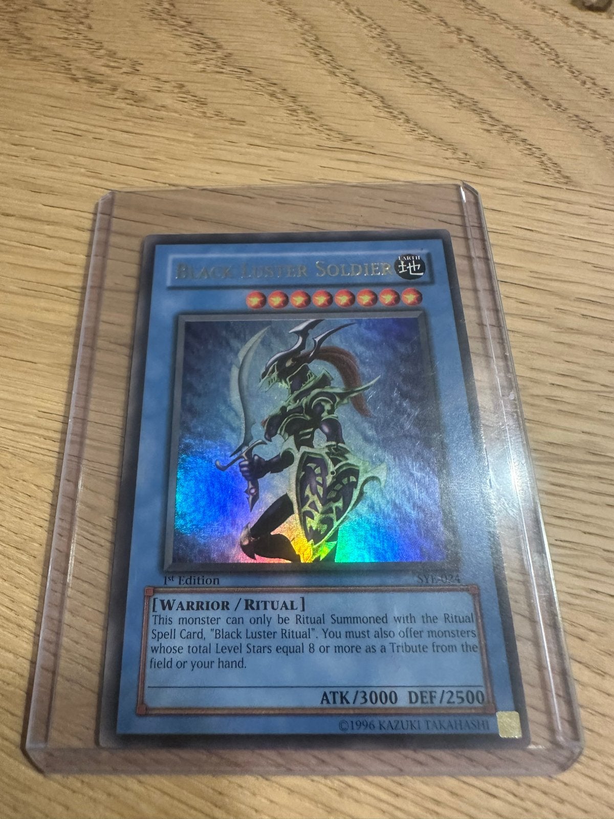 Black Luster Soldier SYE-024 - Extreem Goede Staat, Ophalen, Zo goed als nieuw, Losse kaart, Foil