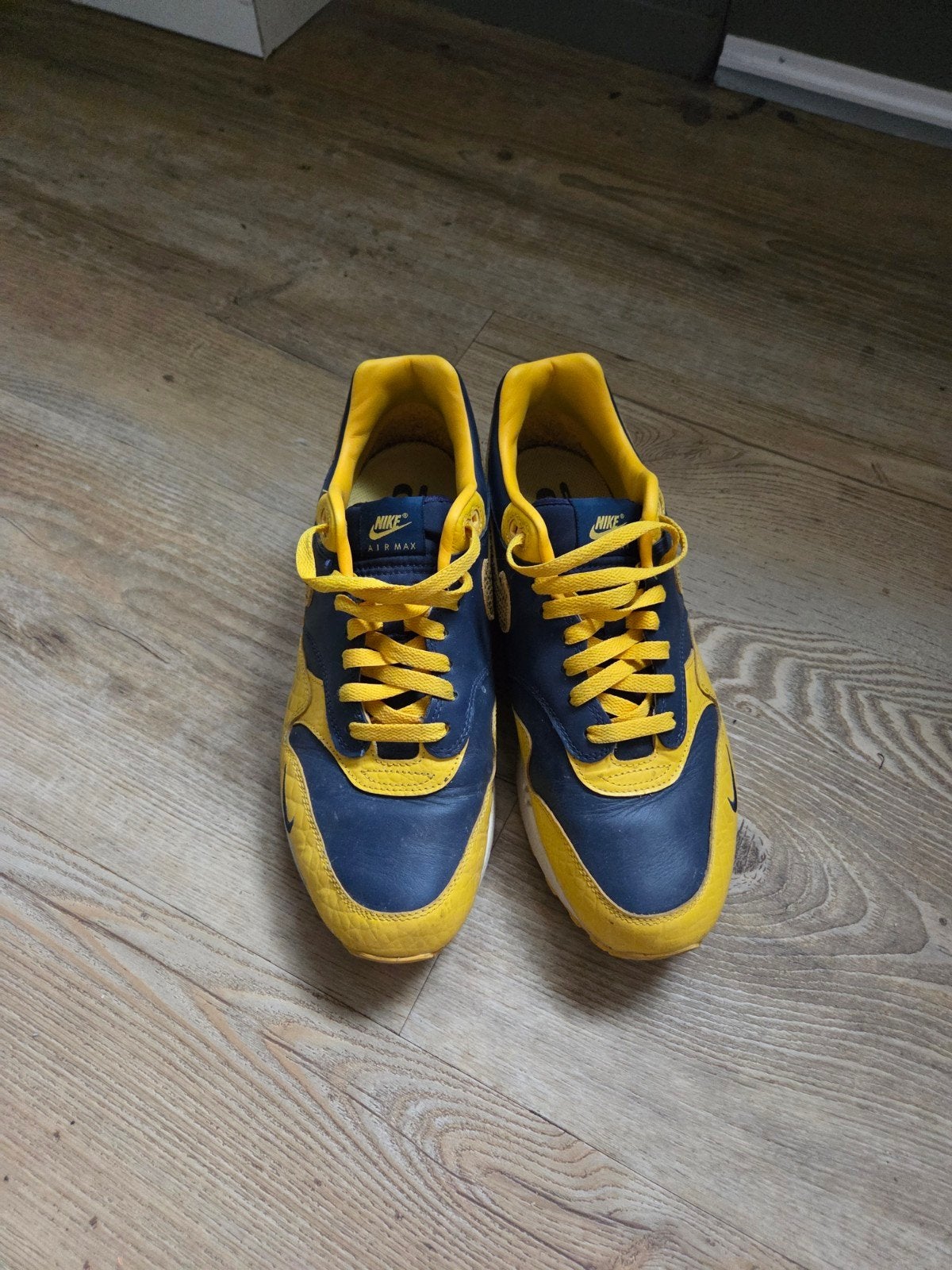 Nike Air Max 1 CO.JP Concept Japan Geel/Blauw, Geel, Ophalen of Verzenden, Sneakers of Gympen, Nike air max