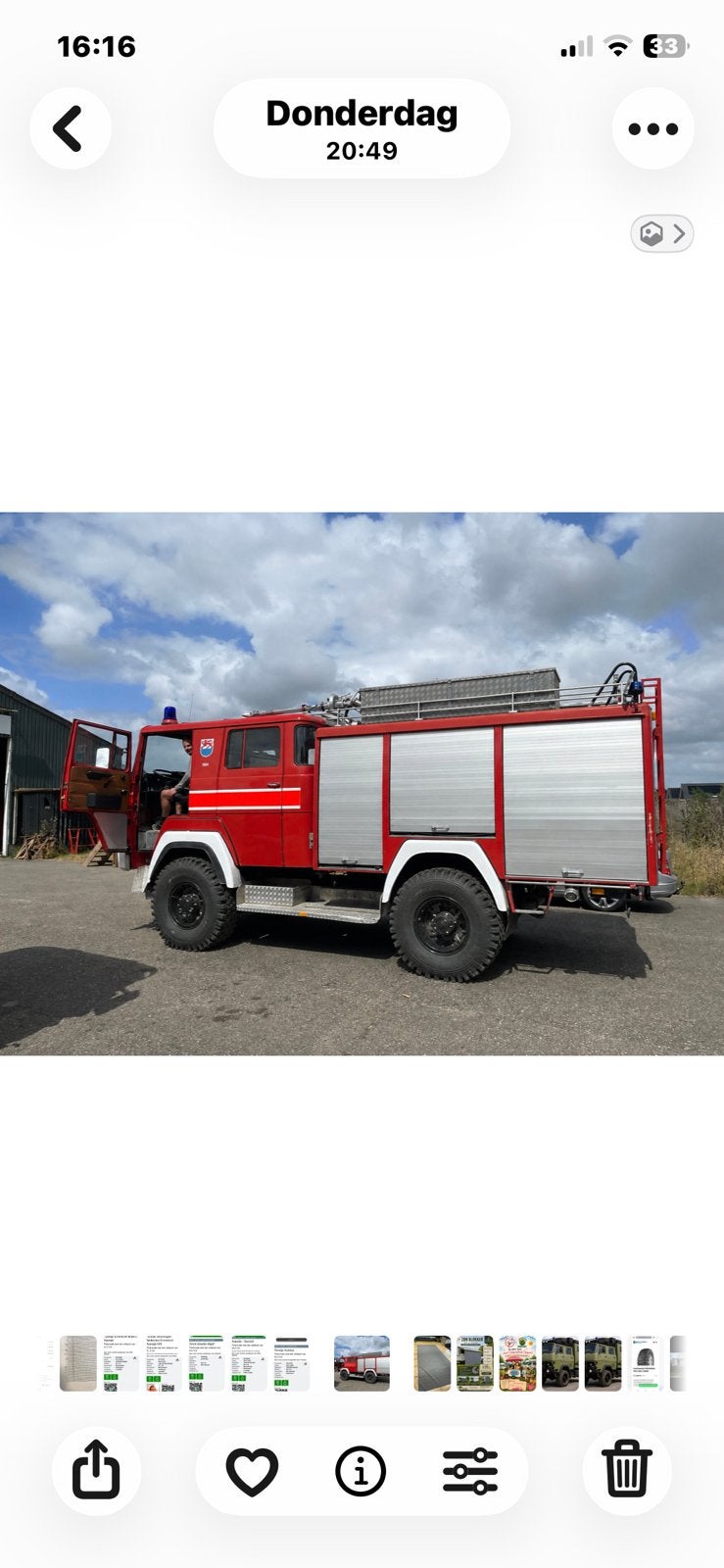 Brandweer unit te koop, Ophalen of Verzenden