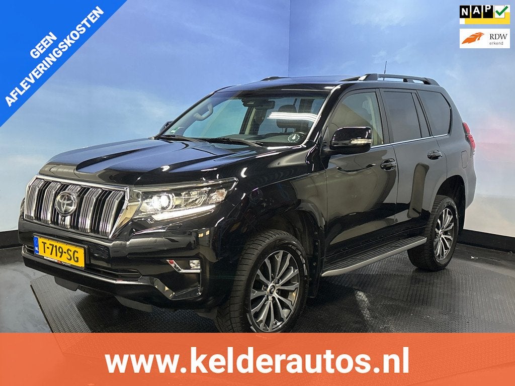 Toyota Land Cruiser 150 EXECUTIVE! 5-peroons Bomvol!, Automaat, 3000 kg, Gebruikt, Zwart