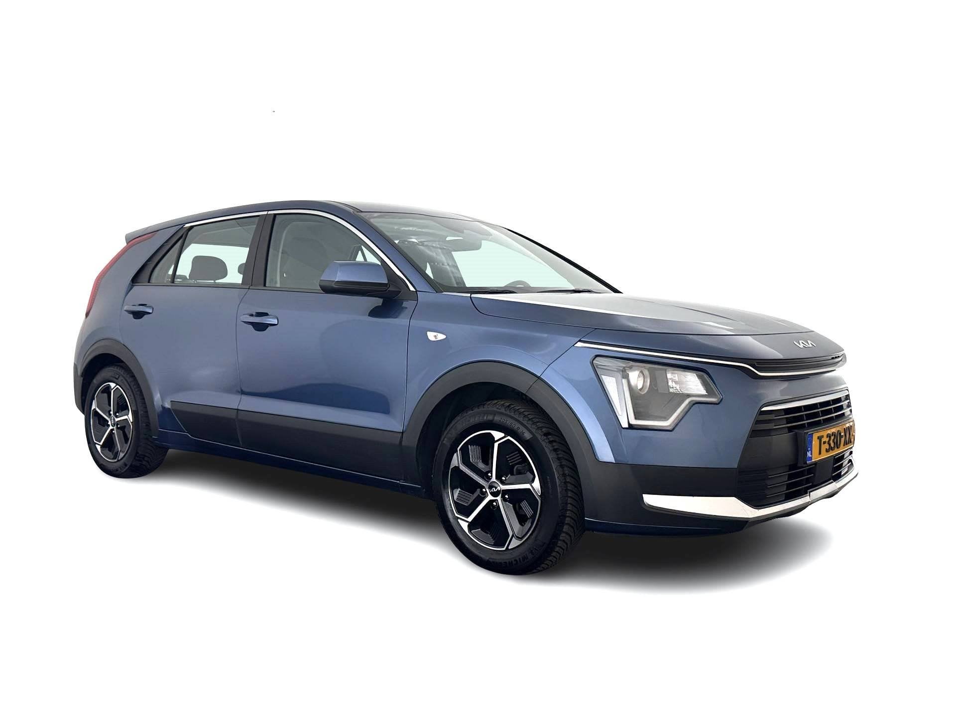 Kia Niro 1.6 GDi Hybrid ComfortLine (INCL-BTW) Aut. *ADAPTIV, Auto's, 1374 kg, Stof, Gebruikt, Blauw