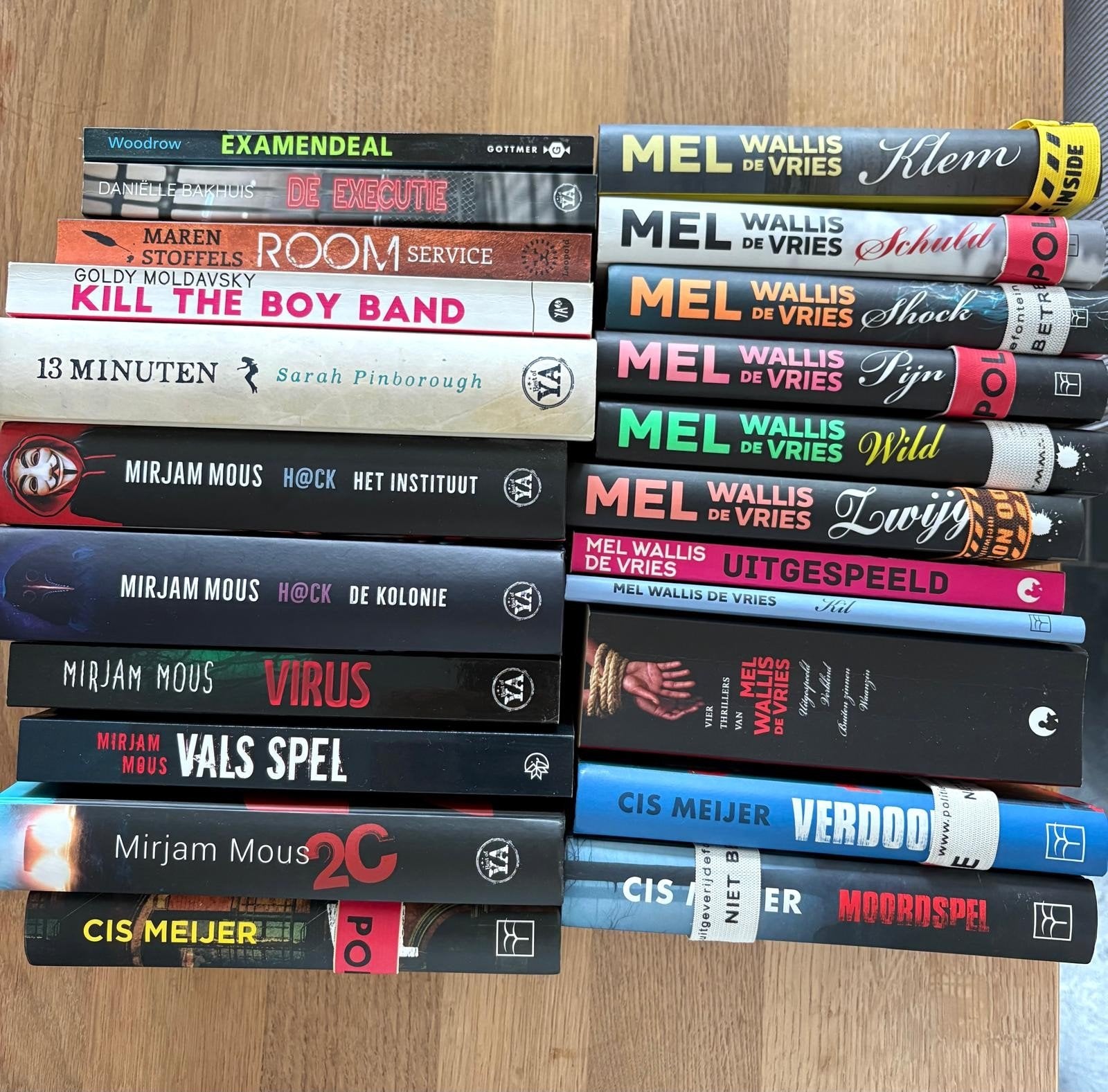 leesboeken young adult thrillers, Ophalen, Zo goed als nieuw