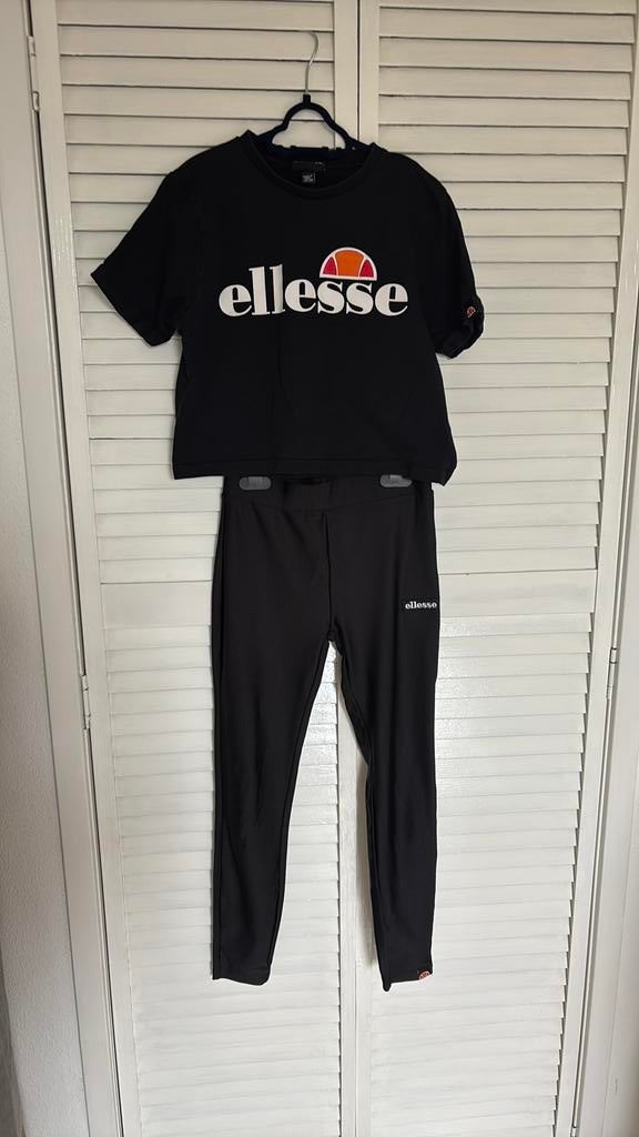 Ellesse sport set zwart maat 140/146, Ophalen of Verzenden, Zo goed als nieuw, Meisje
