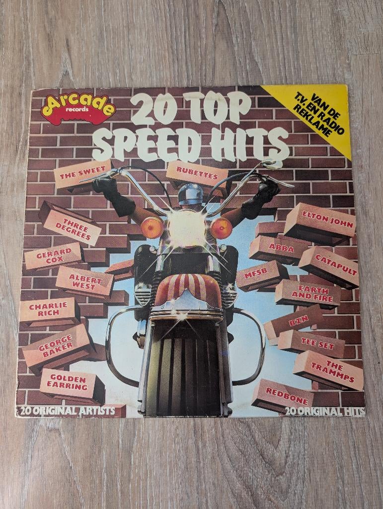 20 top speed hits, Cd's en Dvd's, Vinyl | Verzamelalbums, Ophalen of Verzenden, Zo goed als nieuw, Overige formaten, Pop