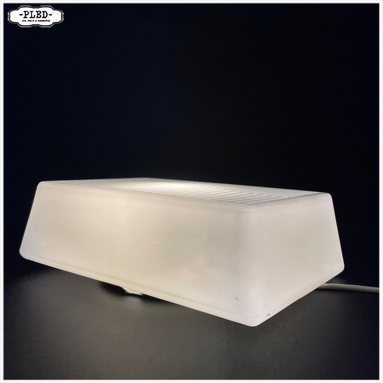 Opaline plafondlamp Plafonnière Lamp, Wit, Overige merken, Gebruikt, Glas