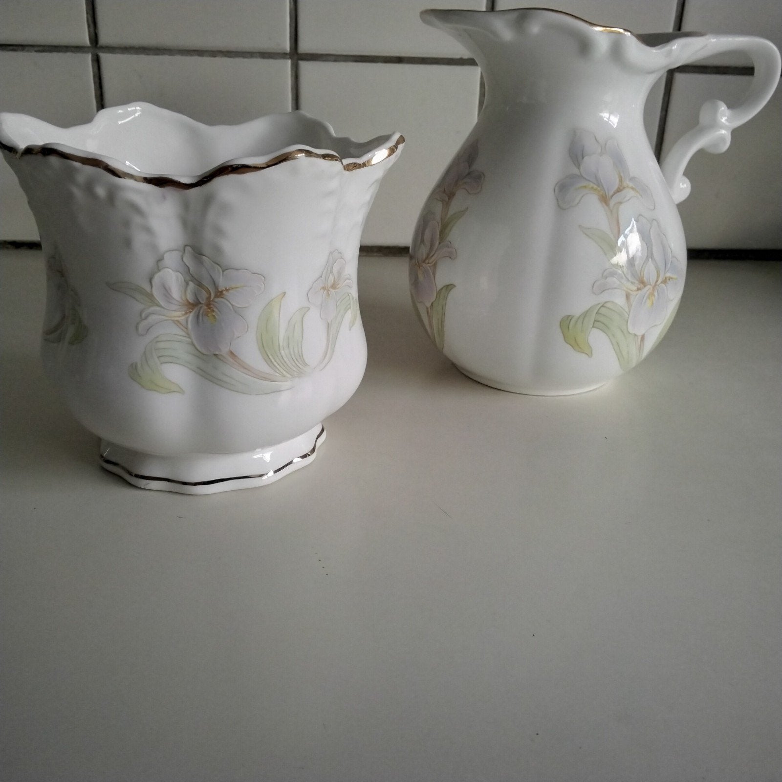 Royal albert woks astbury  bloempot en kan, Ophalen of Verzenden, Zo goed als nieuw, Overige stijlen, Kop(pen) en/of Schotel(s)