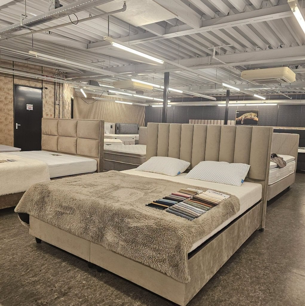 Top model BOXSPRING + GRATIS MATRAS alle maten zelfde actie, Meerkleurig, Ophalen of Verzenden, 180 cm, 200 cm
