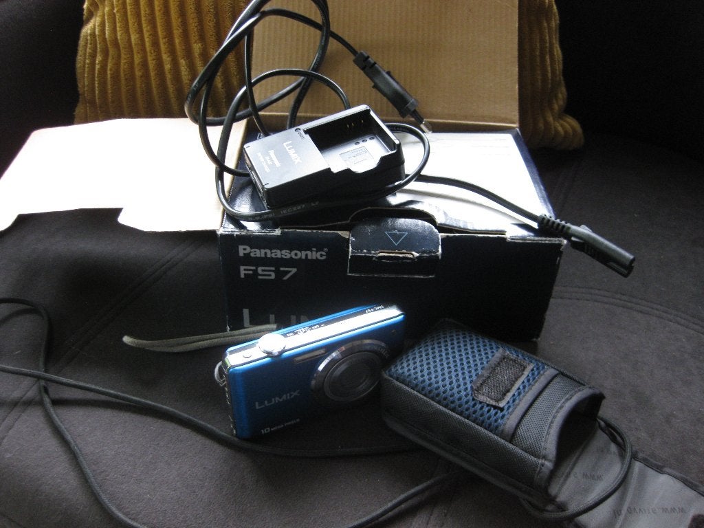 Panasonic Lumix DMC-FS7 Blue camera., Audio, Tv en Foto, Fotocamera's Digitaal, Gebruikt, Verzenden, Compact, 4 t/m 7 keer