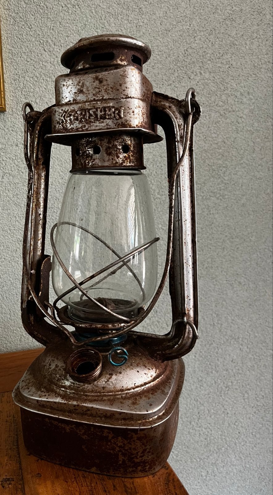 Decoratieve olielamp Karishma (India) - 35 cm hoog, Ophalen of Verzenden