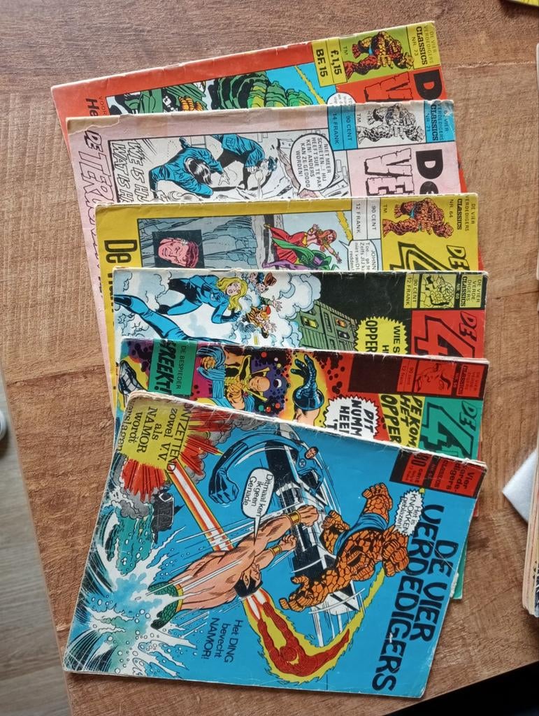 De Vier Verdedigers - Vintage Stripboeken Collectie, Meerdere stripboeken, Ophalen of Verzenden, Gelezen, Stan Lee