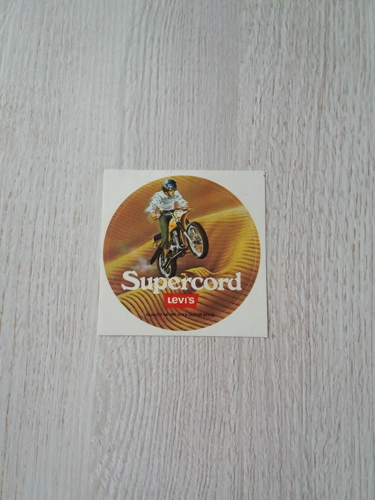 sticker Supercord Levi's, Verzamelen, Stickers, Ophalen of Verzenden, Zo goed als nieuw, Merk